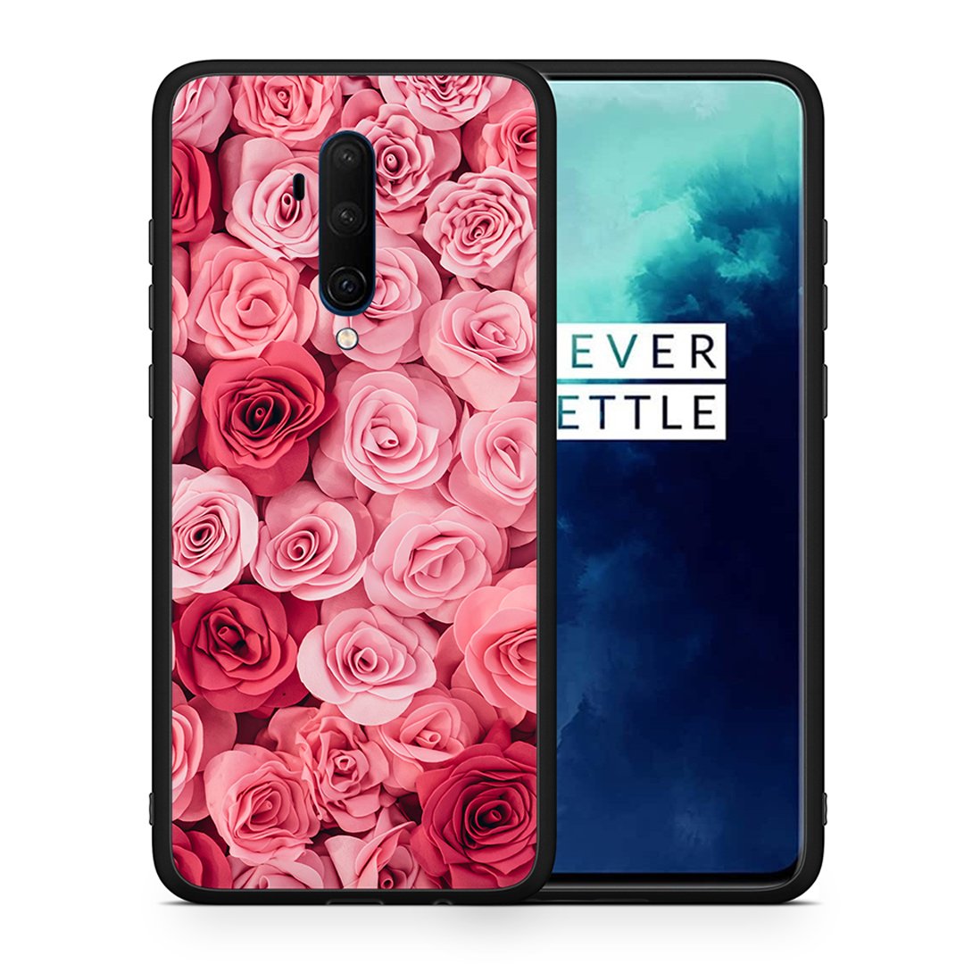 Θήκη OnePlus 7T Pro RoseGarden Valentine από τη Smartfits με σχέδιο στο πίσω μέρος και μαύρο περίβλημα | OnePlus 7T Pro RoseGarden Valentine case with colorful back and black bezels