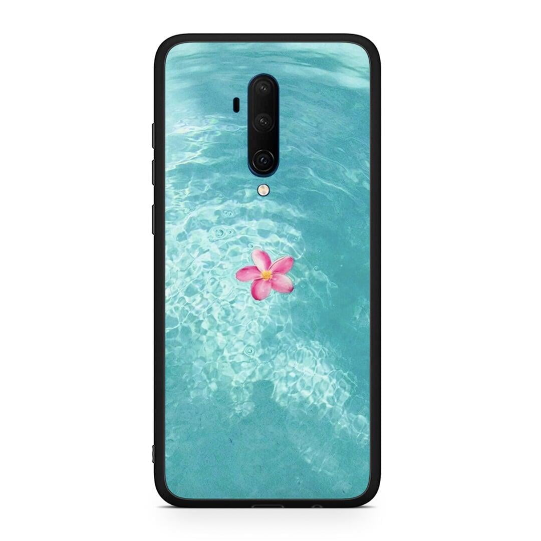 OnePlus 7T Pro Water Flower Θήκη από τη Smartfits με σχέδιο στο πίσω μέρος και μαύρο περίβλημα | Smartphone case with colorful back and black bezels by Smartfits