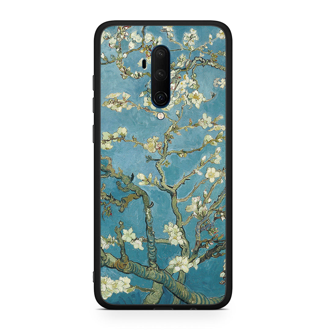 OnePlus 7T Pro White Blossoms θήκη από τη Smartfits με σχέδιο στο πίσω μέρος και μαύρο περίβλημα | Smartphone case with colorful back and black bezels by Smartfits