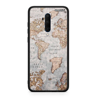 Thumbnail for OnePlus 7T Pro World Map Θήκη από τη Smartfits με σχέδιο στο πίσω μέρος και μαύρο περίβλημα | Smartphone case with colorful back and black bezels by Smartfits