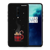 Thumbnail for Θήκη OnePlus 7T Pro Xmas Bathing από τη Smartfits με σχέδιο στο πίσω μέρος και μαύρο περίβλημα | OnePlus 7T Pro Xmas Bathing case with colorful back and black bezels