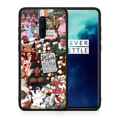 Θήκη OnePlus 7T Pro Xmas Movies από τη Smartfits με σχέδιο στο πίσω μέρος και μαύρο περίβλημα | OnePlus 7T Pro Xmas Movies case with colorful back and black bezels