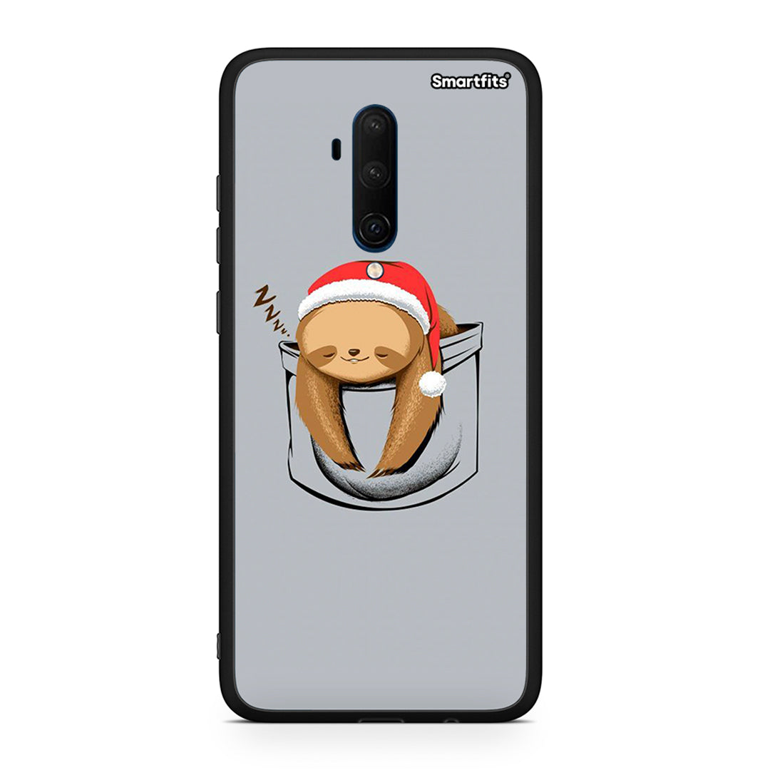 OnePlus 7T Pro Xmas Zzzz θήκη από τη Smartfits με σχέδιο στο πίσω μέρος και μαύρο περίβλημα | Smartphone case with colorful back and black bezels by Smartfits