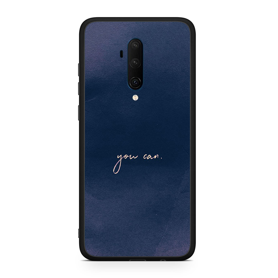 OnePlus 7T Pro You Can θήκη από τη Smartfits με σχέδιο στο πίσω μέρος και μαύρο περίβλημα | Smartphone case with colorful back and black bezels by Smartfits