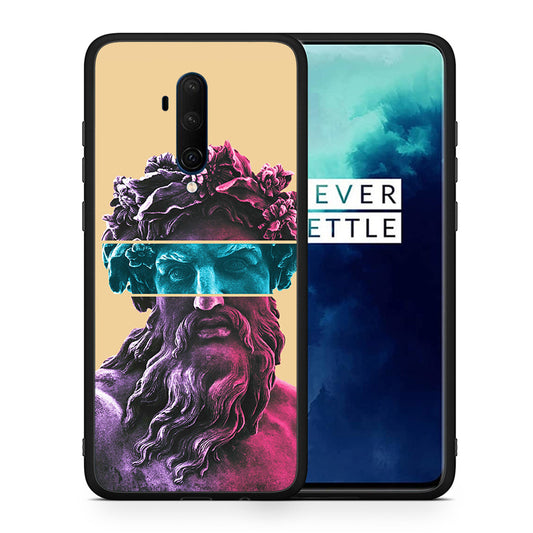 Θήκη Αγίου Βαλεντίνου OnePlus 7T Pro Zeus Art από τη Smartfits με σχέδιο στο πίσω μέρος και μαύρο περίβλημα | OnePlus 7T Pro Zeus Art case with colorful back and black bezels