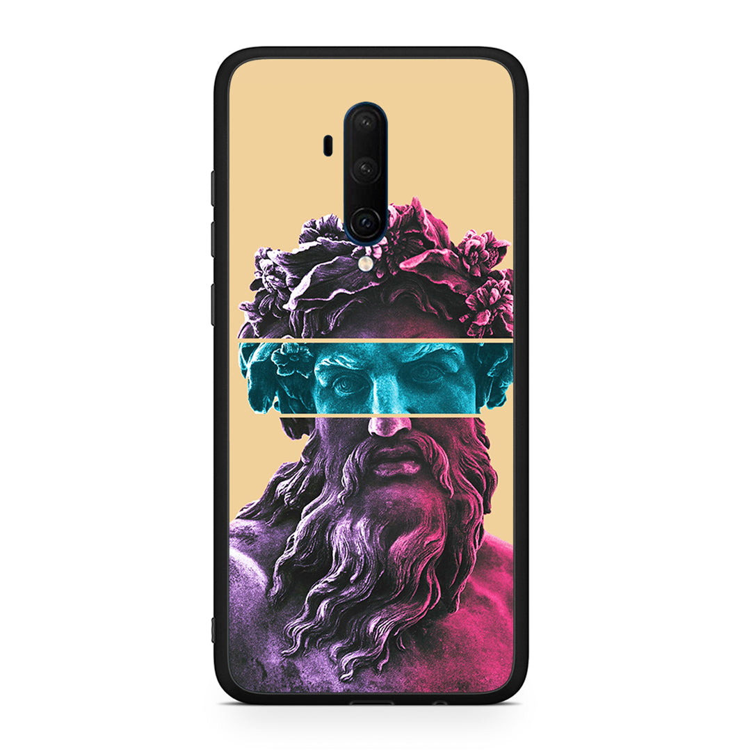 OnePlus 7T Pro Zeus Art Θήκη Αγίου Βαλεντίνου από τη Smartfits με σχέδιο στο πίσω μέρος και μαύρο περίβλημα | Smartphone case with colorful back and black bezels by Smartfits
