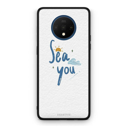 OnePlus 7T Sea You Θήκη από τη Smartfits με σχέδιο στο πίσω μέρος και μαύρο περίβλημα | Smartphone case with colorful back and black bezels by Smartfits