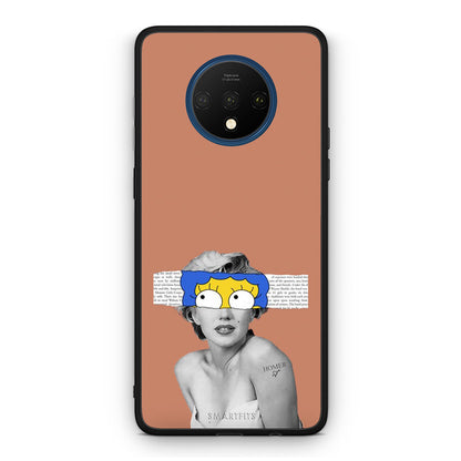 OnePlus 7T Sim Merilyn θήκη από τη Smartfits με σχέδιο στο πίσω μέρος και μαύρο περίβλημα | Smartphone case with colorful back and black bezels by Smartfits