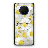 Thumbnail for OnePlus 7T Summer Daisies Θήκη από τη Smartfits με σχέδιο στο πίσω μέρος και μαύρο περίβλημα | Smartphone case with colorful back and black bezels by Smartfits