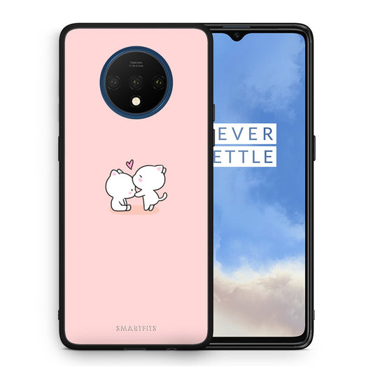 Θήκη OnePlus 7T Love Valentine από τη Smartfits με σχέδιο στο πίσω μέρος και μαύρο περίβλημα | OnePlus 7T Love Valentine case with colorful back and black bezels