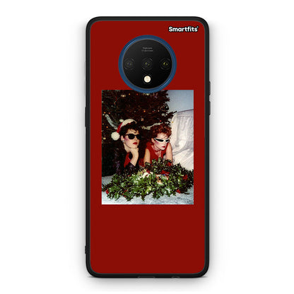 OnePlus 7T Waiting For Xmas θήκη από τη Smartfits με σχέδιο στο πίσω μέρος και μαύρο περίβλημα | Smartphone case with colorful back and black bezels by Smartfits