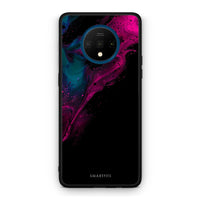 Thumbnail for 4 - OnePlus 7T Pink Black Watercolor case, cover, bumper