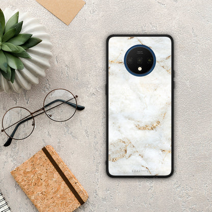 White Gold Marble - OnePlus 7T θήκη