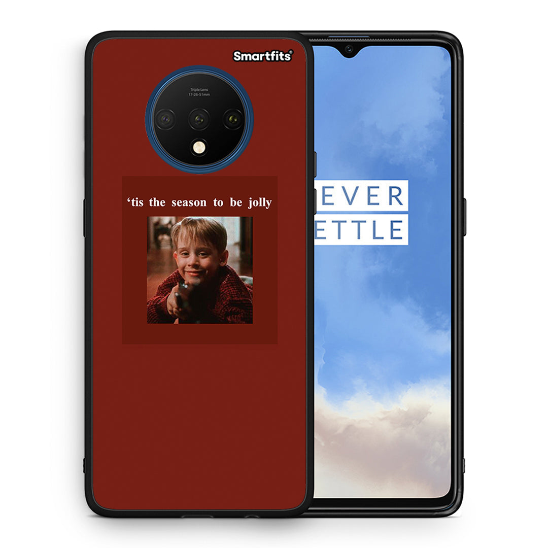 Θήκη OnePlus 7T Xmas Ultimate Spirit από τη Smartfits με σχέδιο στο πίσω μέρος και μαύρο περίβλημα | OnePlus 7T Xmas Ultimate Spirit case with colorful back and black bezels