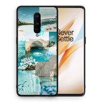 Thumbnail for Θήκη OnePlus 8 Aesthetic Summer από τη Smartfits με σχέδιο στο πίσω μέρος και μαύρο περίβλημα | OnePlus 8 Aesthetic Summer case with colorful back and black bezels