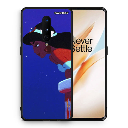 Θήκη OnePlus 8 Alladin And Jasmine Love 2 από τη Smartfits με σχέδιο στο πίσω μέρος και μαύρο περίβλημα | OnePlus 8 Alladin And Jasmine Love 2 case with colorful back and black bezels