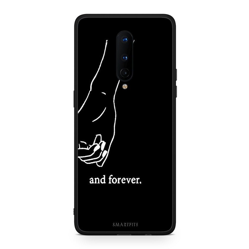 OnePlus 8 Always & Forever 2 Θήκη Αγίου Βαλεντίνου από τη Smartfits με σχέδιο στο πίσω μέρος και μαύρο περίβλημα | Smartphone case with colorful back and black bezels by Smartfits