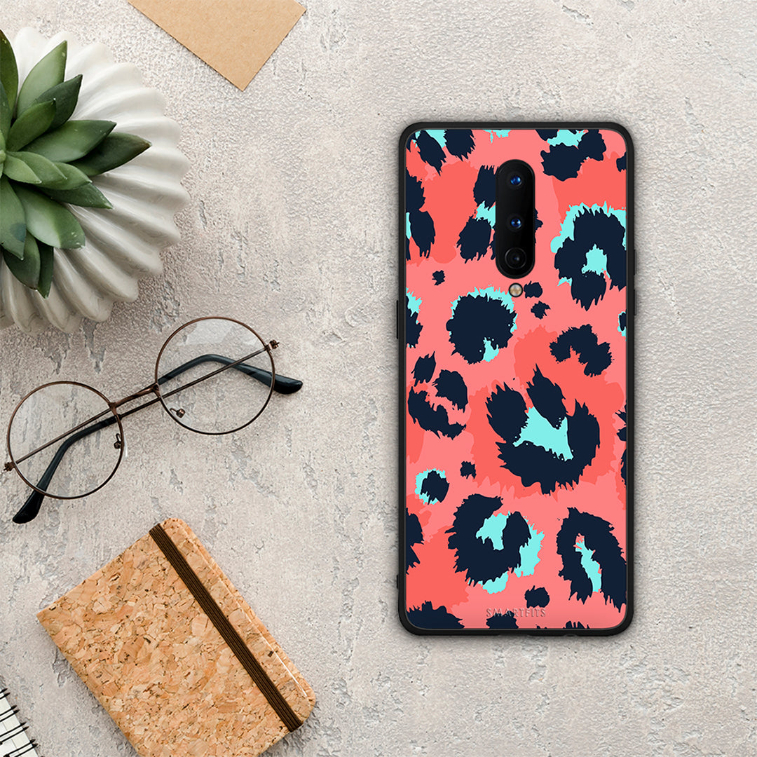 Animal Pink Leopard - OnePlus 8 θήκη