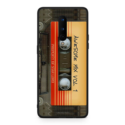 OnePlus 8 Awesome Mix θήκη από τη Smartfits με σχέδιο στο πίσω μέρος και μαύρο περίβλημα | Smartphone case with colorful back and black bezels by Smartfits