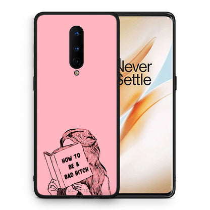 Θήκη OnePlus 8 Bad Bitch από τη Smartfits με σχέδιο στο πίσω μέρος και μαύρο περίβλημα | OnePlus 8 Bad Bitch case with colorful back and black bezels