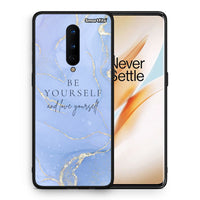 Thumbnail for Θήκη OnePlus 8 Be Yourself από τη Smartfits με σχέδιο στο πίσω μέρος και μαύρο περίβλημα | OnePlus 8 Be Yourself case with colorful back and black bezels