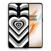 Thumbnail for Θήκη OnePlus 8 Black Hearts από τη Smartfits με σχέδιο στο πίσω μέρος και μαύρο περίβλημα | OnePlus 8 Black Hearts case with colorful back and black bezels