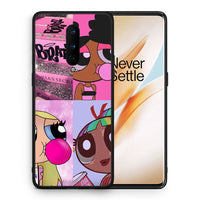 Thumbnail for Θήκη Αγίου Βαλεντίνου OnePlus 8 Bubble Girls από τη Smartfits με σχέδιο στο πίσω μέρος και μαύρο περίβλημα | OnePlus 8 Bubble Girls case with colorful back and black bezels