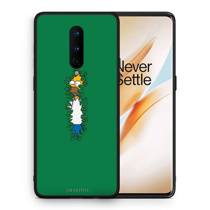 Θήκη Αγίου Βαλεντίνου OnePlus 8 Bush Man από τη Smartfits με σχέδιο στο πίσω μέρος και μαύρο περίβλημα | OnePlus 8 Bush Man case with colorful back and black bezels