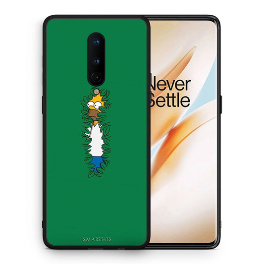 Θήκη Αγίου Βαλεντίνου OnePlus 8 Bush Man από τη Smartfits με σχέδιο στο πίσω μέρος και μαύρο περίβλημα | OnePlus 8 Bush Man case with colorful back and black bezels