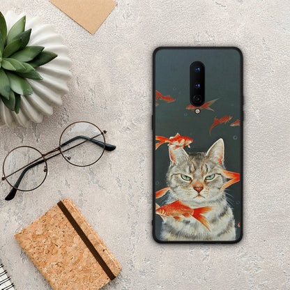Cat Goldfish - OnePlus 8 θήκη