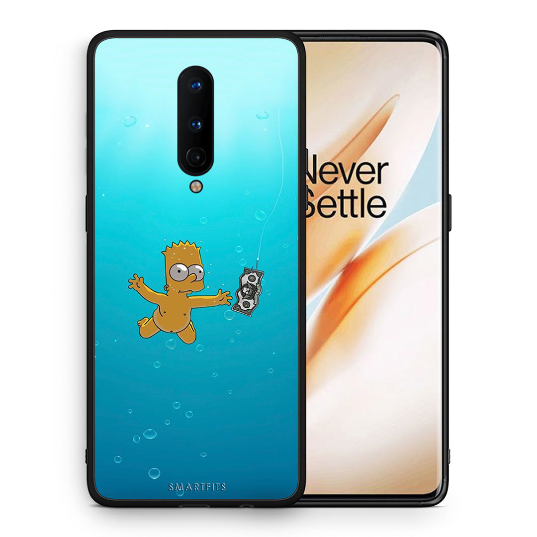 Θήκη OnePlus 8 Chasing Money από τη Smartfits με σχέδιο στο πίσω μέρος και μαύρο περίβλημα | OnePlus 8 Chasing Money case with colorful back and black bezels