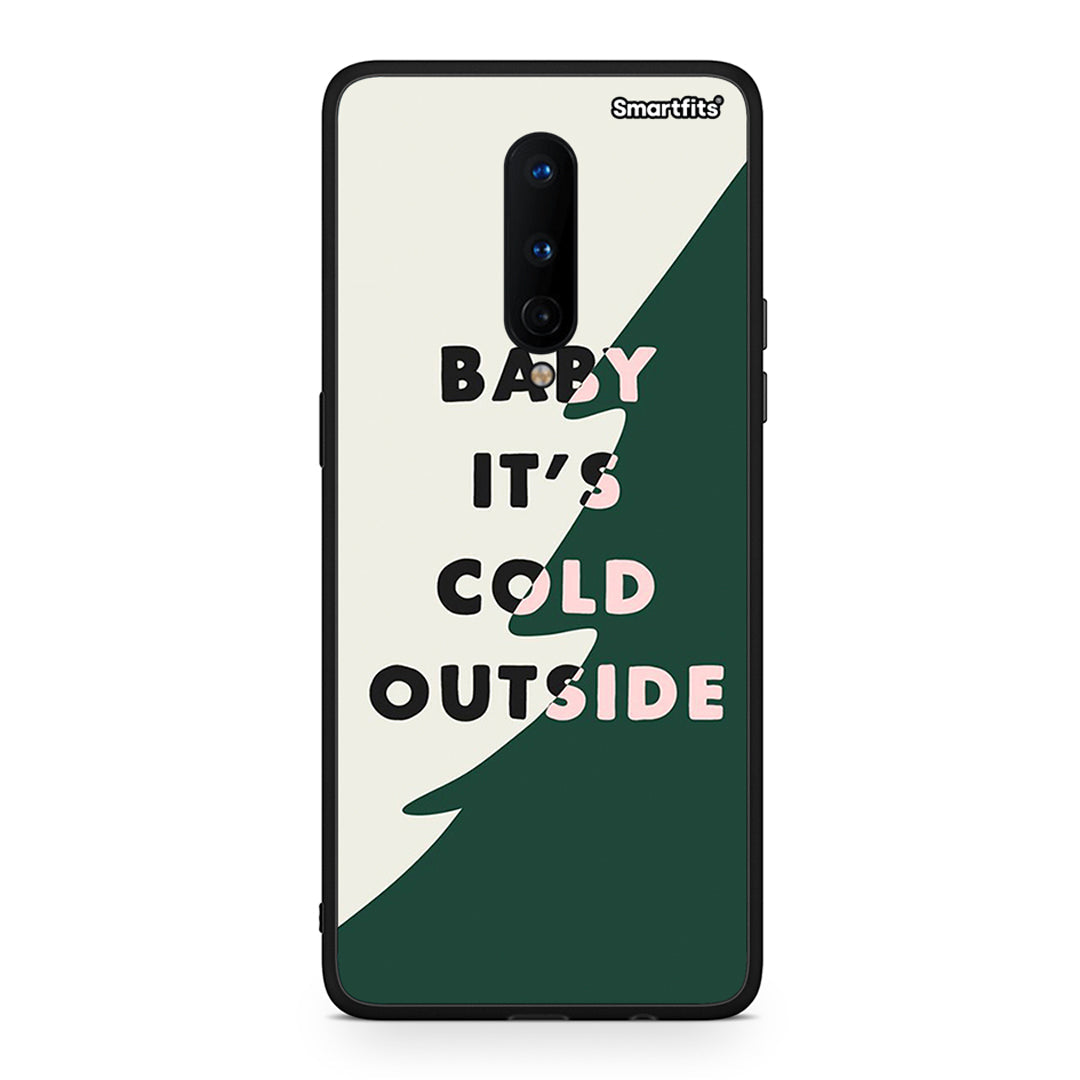 OnePlus 8 Cold Outside θήκη από τη Smartfits με σχέδιο στο πίσω μέρος και μαύρο περίβλημα | Smartphone case with colorful back and black bezels by Smartfits