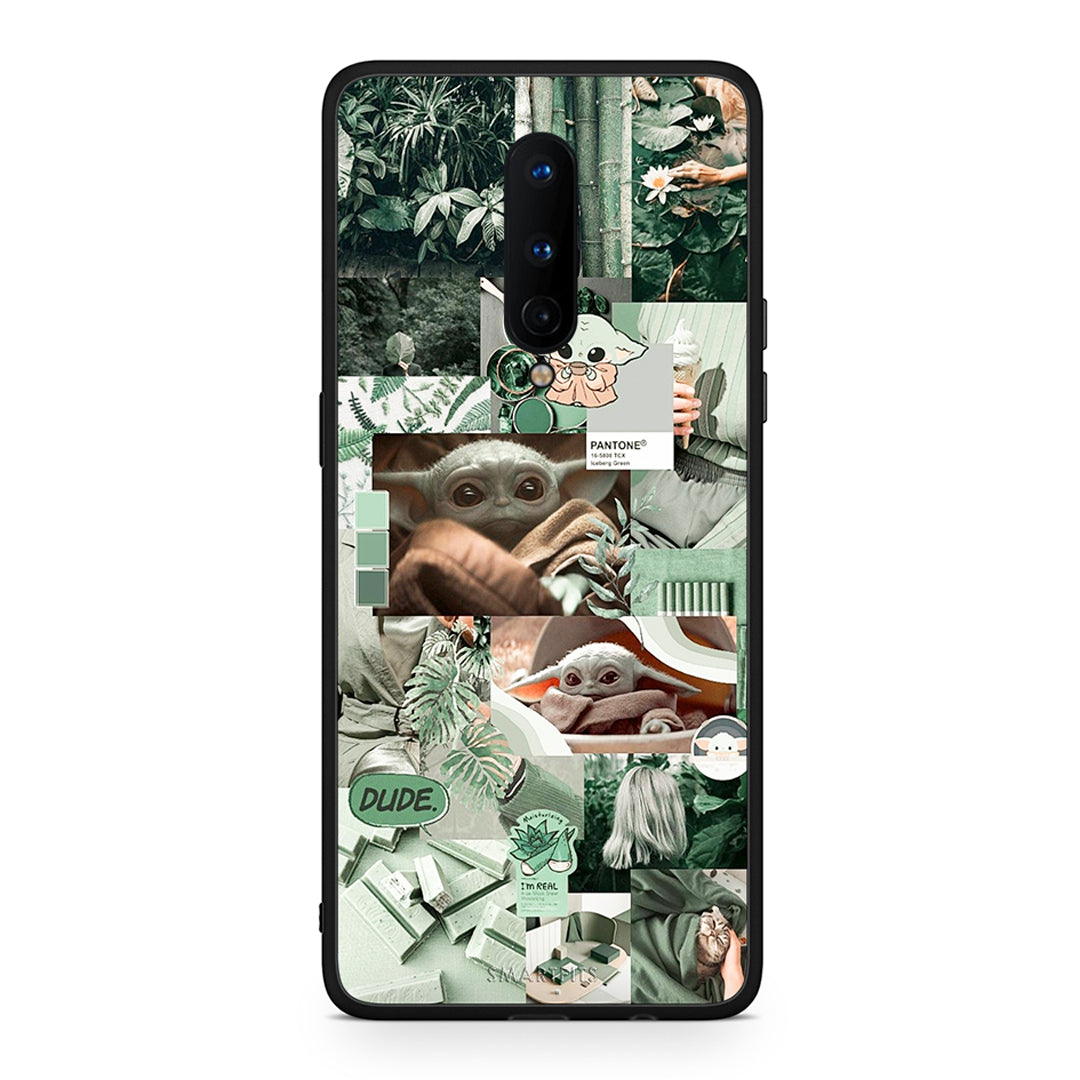 OnePlus 8 Collage Dude Θήκη Αγίου Βαλεντίνου από τη Smartfits με σχέδιο στο πίσω μέρος και μαύρο περίβλημα | Smartphone case with colorful back and black bezels by Smartfits