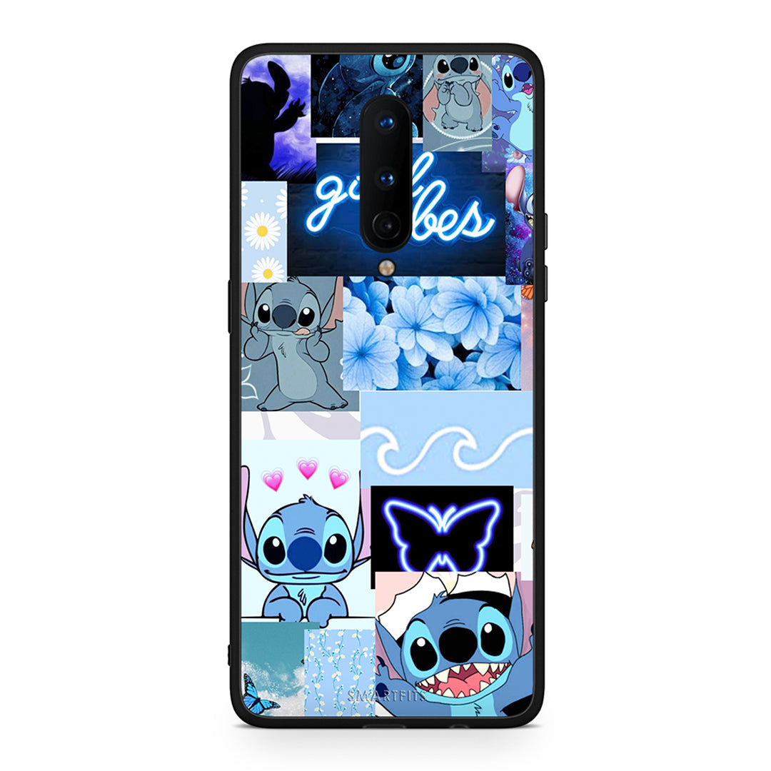 OnePlus 8 Collage Good Vibes Θήκη Αγίου Βαλεντίνου από τη Smartfits με σχέδιο στο πίσω μέρος και μαύρο περίβλημα | Smartphone case with colorful back and black bezels by Smartfits