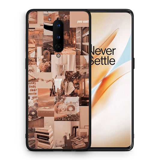 Θήκη Αγίου Βαλεντίνου OnePlus 8 Collage You Can από τη Smartfits με σχέδιο στο πίσω μέρος και μαύρο περίβλημα | OnePlus 8 Collage You Can case with colorful back and black bezels