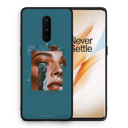 Θήκη OnePlus 8 Cry An Ocean από τη Smartfits με σχέδιο στο πίσω μέρος και μαύρο περίβλημα | OnePlus 8 Cry An Ocean case with colorful back and black bezels