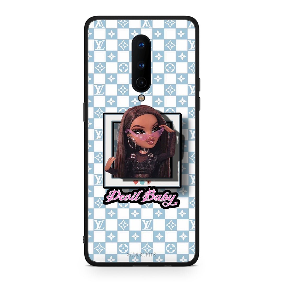 OnePlus 8 Devil Baby Θήκη Αγίου Βαλεντίνου από τη Smartfits με σχέδιο στο πίσω μέρος και μαύρο περίβλημα | Smartphone case with colorful back and black bezels by Smartfits