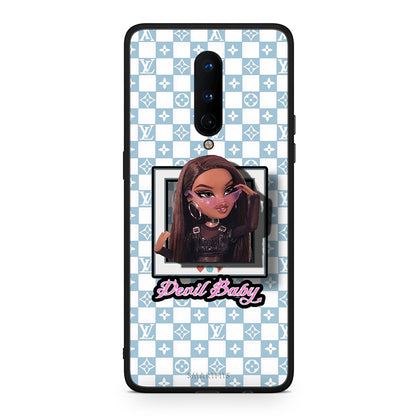 OnePlus 8 Devil Baby Θήκη Αγίου Βαλεντίνου από τη Smartfits με σχέδιο στο πίσω μέρος και μαύρο περίβλημα | Smartphone case with colorful back and black bezels by Smartfits