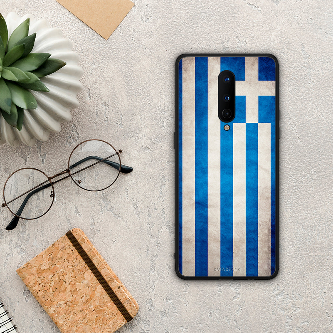 Flag Greek - OnePlus 8 θήκη