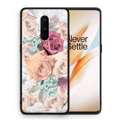 Θήκη OnePlus 8 Bouquet Floral από τη Smartfits με σχέδιο στο πίσω μέρος και μαύρο περίβλημα | OnePlus 8 Bouquet Floral case with colorful back and black bezels