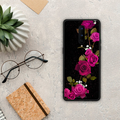 Flower Red Roses - OnePlus 8 θήκη