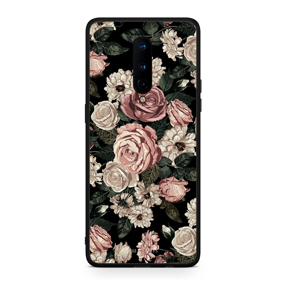4 - OnePlus 8 Wild Roses Flower case, cover, bumper