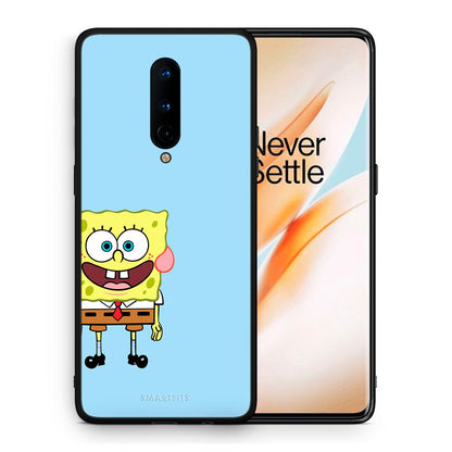 Θήκη OnePlus 8 Friends Bob από τη Smartfits με σχέδιο στο πίσω μέρος και μαύρο περίβλημα | OnePlus 8 Friends Bob case with colorful back and black bezels
