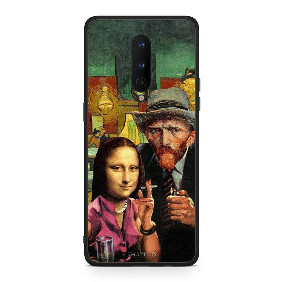 OnePlus 8 Funny Art θήκη από τη Smartfits με σχέδιο στο πίσω μέρος και μαύρο περίβλημα | Smartphone case with colorful back and black bezels by Smartfits