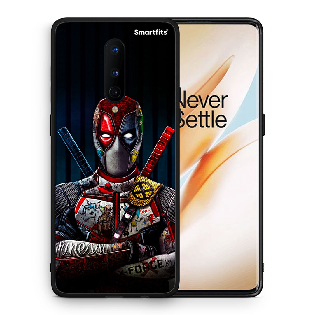 Θήκη OnePlus 8 Funny Guy από τη Smartfits με σχέδιο στο πίσω μέρος και μαύρο περίβλημα | OnePlus 8 Funny Guy case with colorful back and black bezels