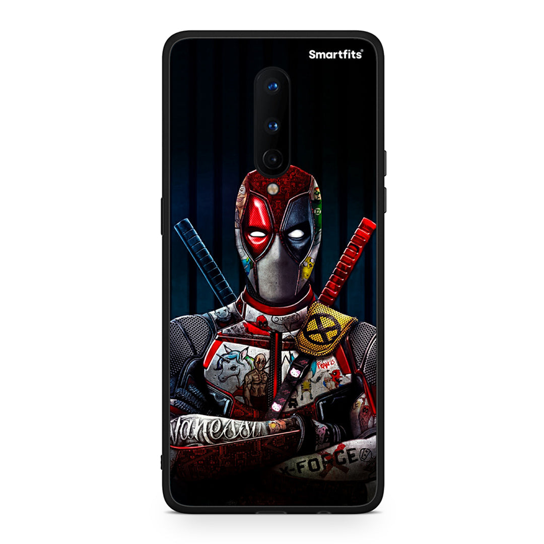 OnePlus 8 Funny Guy θήκη από τη Smartfits με σχέδιο στο πίσω μέρος και μαύρο περίβλημα | Smartphone case with colorful back and black bezels by Smartfits