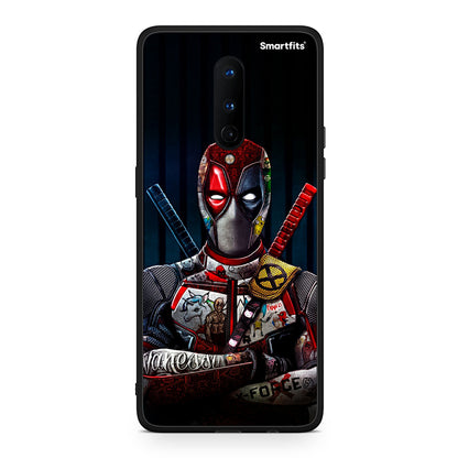OnePlus 8 Funny Guy θήκη από τη Smartfits με σχέδιο στο πίσω μέρος και μαύρο περίβλημα | Smartphone case with colorful back and black bezels by Smartfits