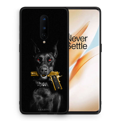 Θήκη Αγίου Βαλεντίνου OnePlus 8 Golden Gun από τη Smartfits με σχέδιο στο πίσω μέρος και μαύρο περίβλημα | OnePlus 8 Golden Gun case with colorful back and black bezels