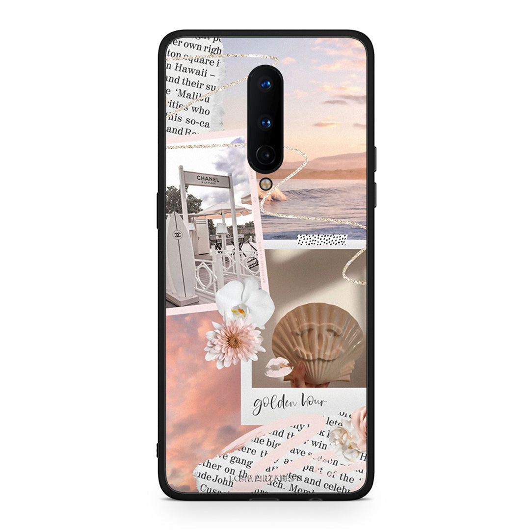 OnePlus 8 Golden Hour Θήκη Αγίου Βαλεντίνου από τη Smartfits με σχέδιο στο πίσω μέρος και μαύρο περίβλημα | Smartphone case with colorful back and black bezels by Smartfits