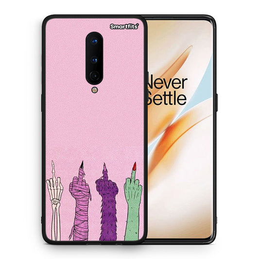 Θήκη OnePlus 8 Halloween Be A Lady από τη Smartfits με σχέδιο στο πίσω μέρος και μαύρο περίβλημα | OnePlus 8 Halloween Be A Lady case with colorful back and black bezels